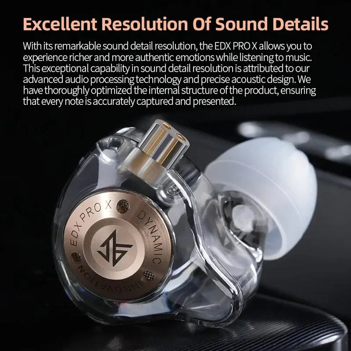 KZ EDX Pro X Wired Earphones