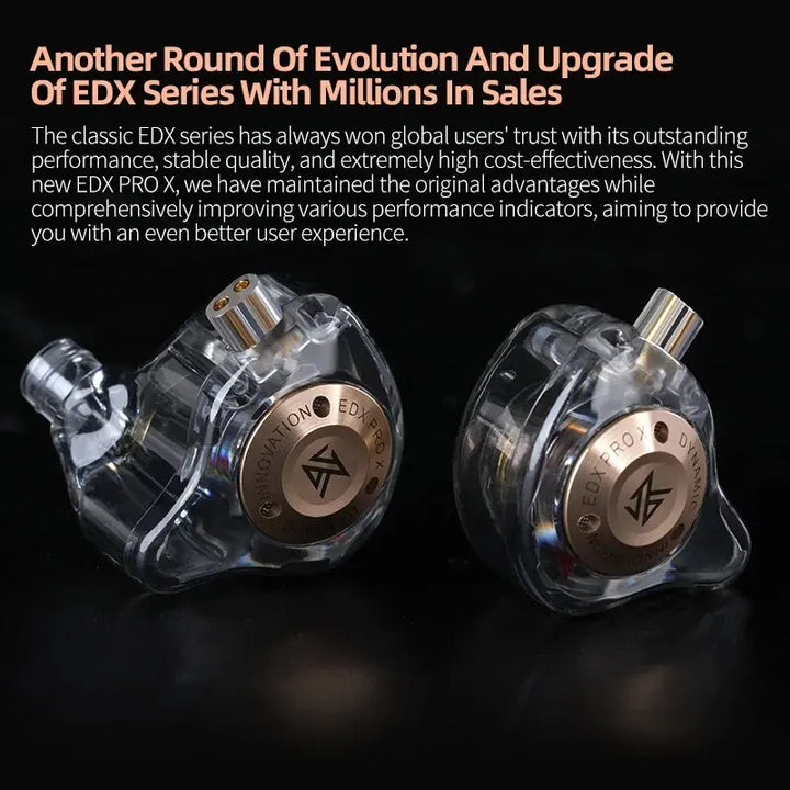 KZ EDX Pro X Wired Earphones