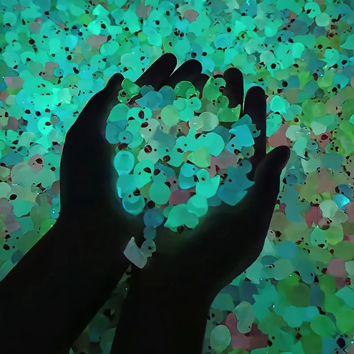 Glowing Mini Resin Little Ducks