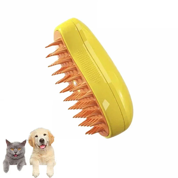 Electric Steamy Brush for Cats and Dogs