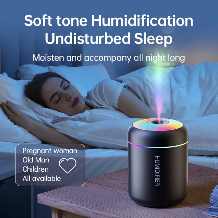 180ml Mini USB Aroma Diffuser & Air Humidifier