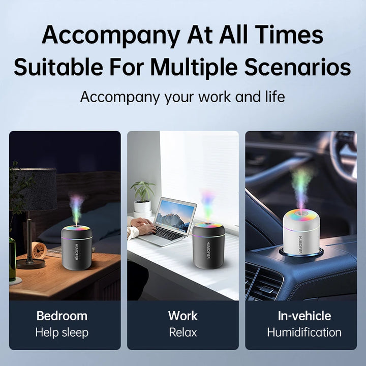 180ml Mini USB Aroma Diffuser & Air Humidifier