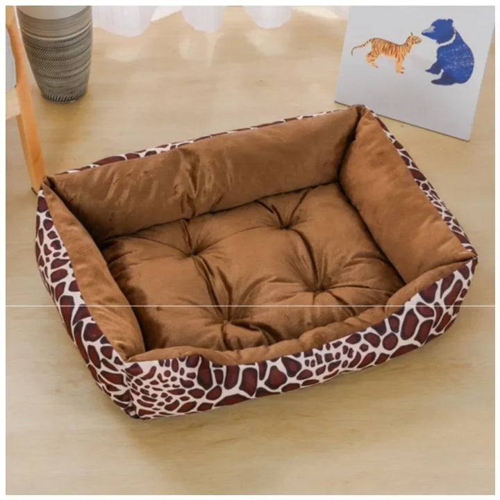 Square Plush Calming Sofa Bed for Small & Medium Pets