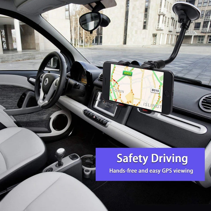 360° Rotating Suction Cup Car Phone Holder