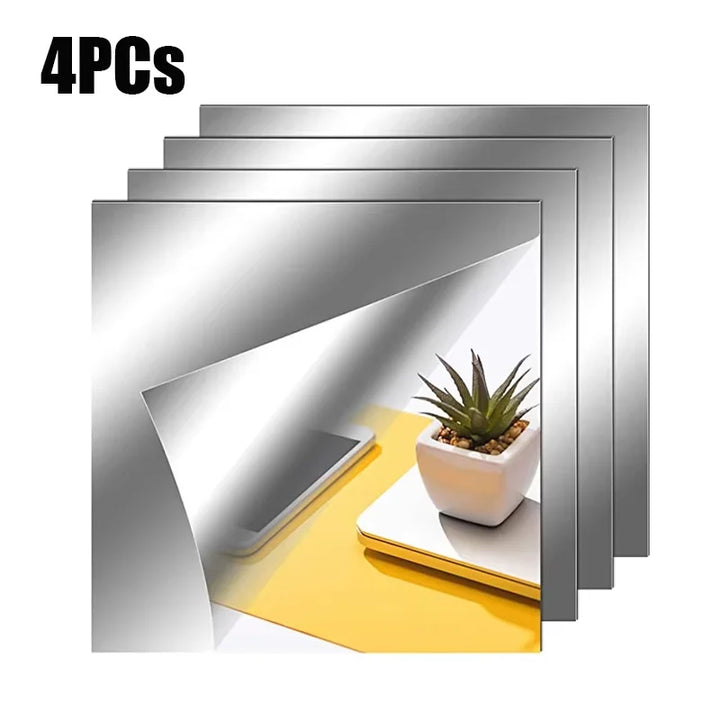 3D Self-Adhesive Acrylic Mirror Wall Stickers