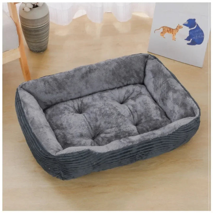 Square Plush Calming Sofa Bed for Small & Medium Pets