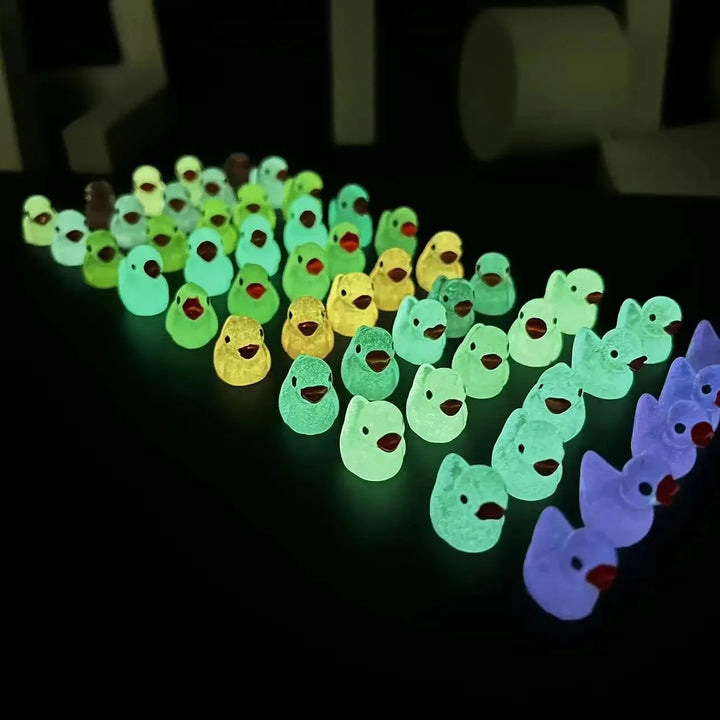 Glowing Mini Resin Little Ducks