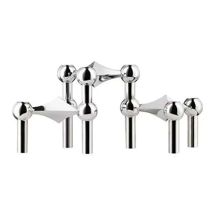 Metal Molecular Structure Candle Holder