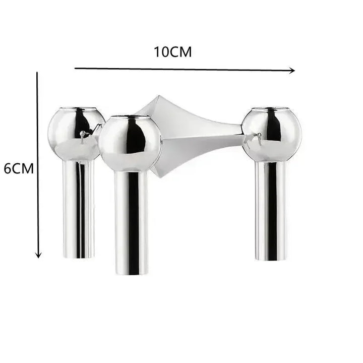 Metal Molecular Structure Candle Holder