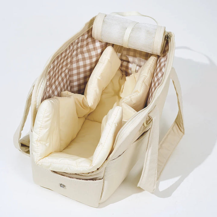 Flannel acessorie for pet dog bag