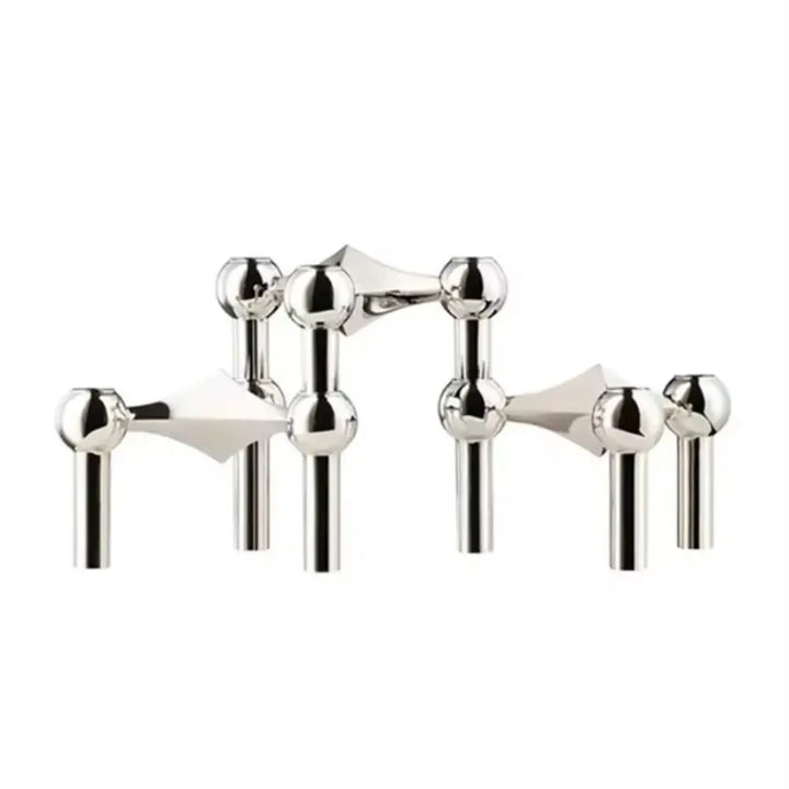 Metal Molecular Structure Candle Holder